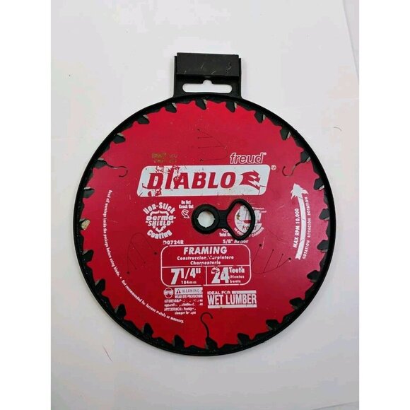 Diablo 7-1/4in. x 24-Teeth Tracking Point Framing Saw Blade for Wood - Picture 13 of 13